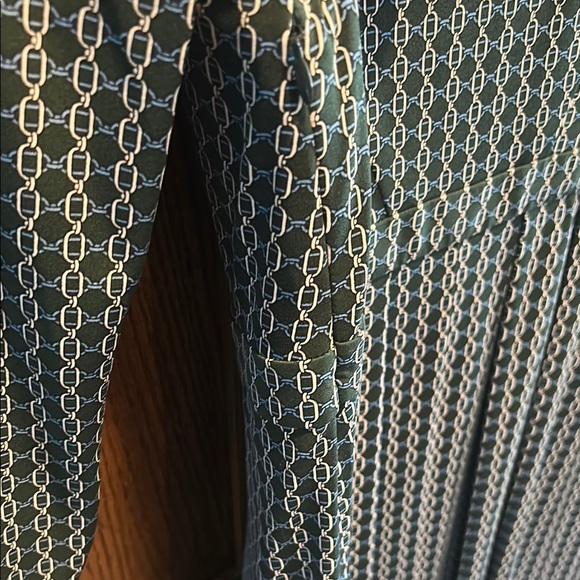 Green Chain Patterned Dress - Picture 3 of 5